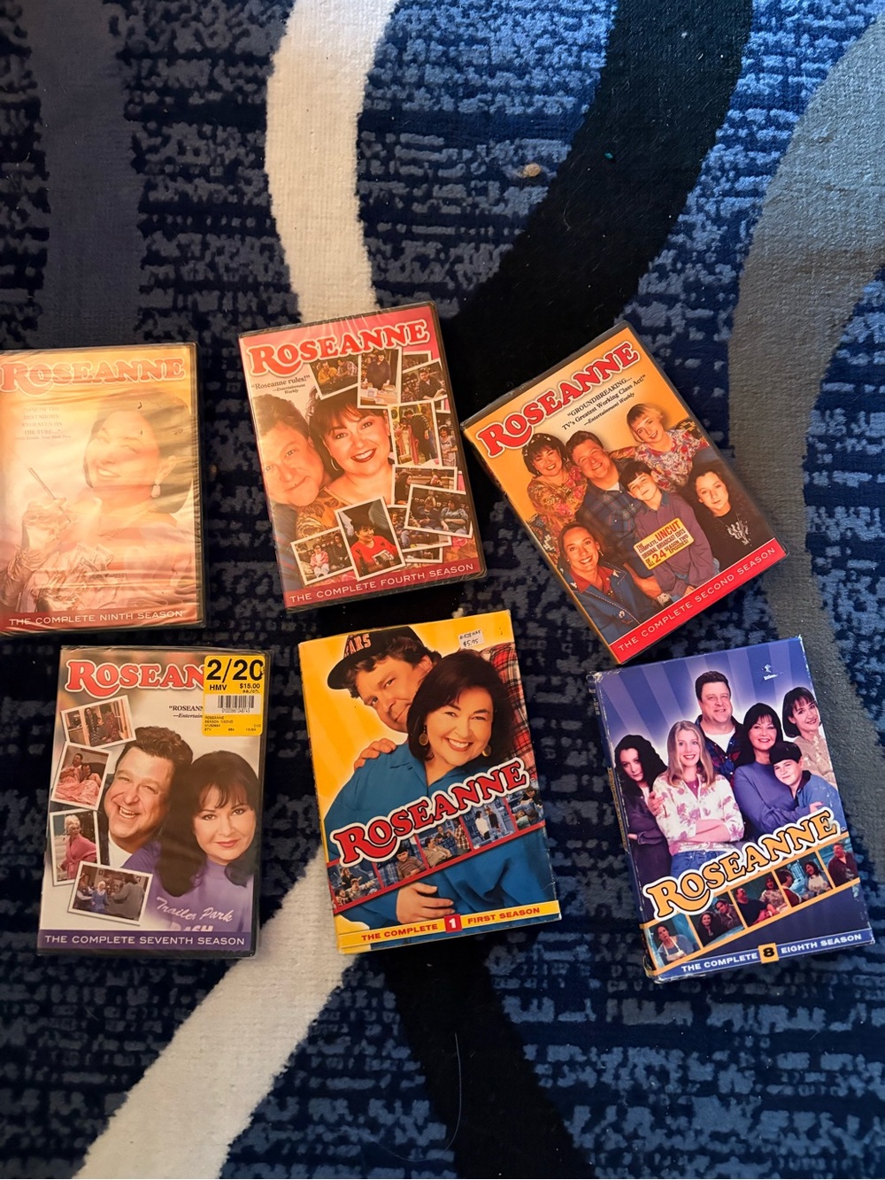Six Roseanne DVD seasons